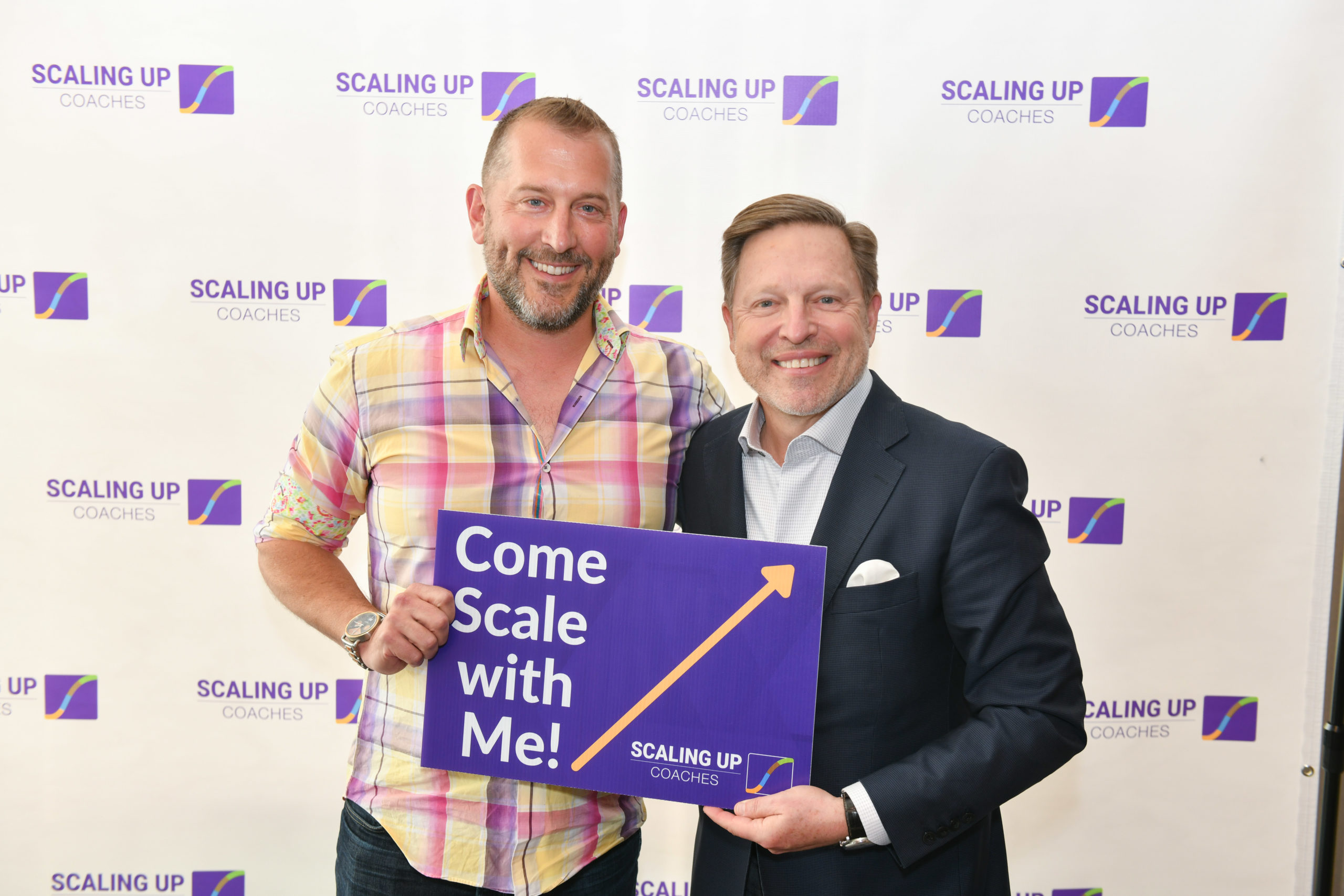 Verne Harnish (Founder of Scaling Up) and myself at the Scaling Up Coaches Summit.